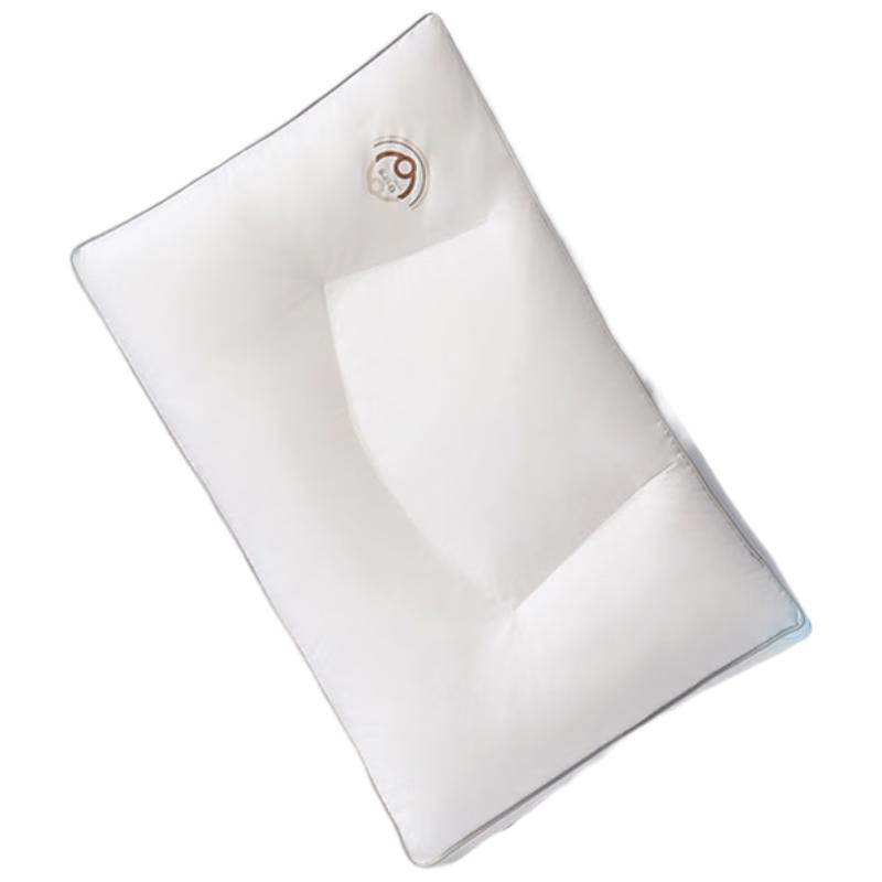 水星家纺 SOFT 抗菌云朵高枕 素灰色 一对装 104元