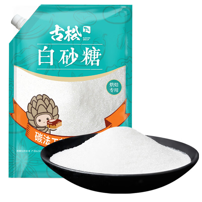 Gusong 古松食品 usong 古松食品 白砂糖 400g 6.21元（需买3件，共18.62元）