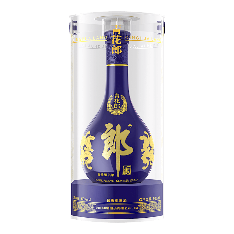 郎酒【谕见青花】青花郎53度500ml*2 龙谕单一园 750ml*1 礼盒送礼 1588.61元
