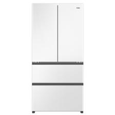 预售、PLUS会员：Haier 海尔 460L 多开门法式电冰箱家用白色一级能效 BCD-460WGHF