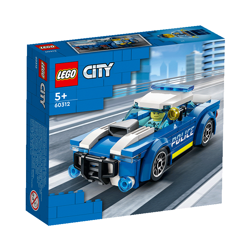乐高 城市系列60312警车 儿童玩具 59元（需领券）