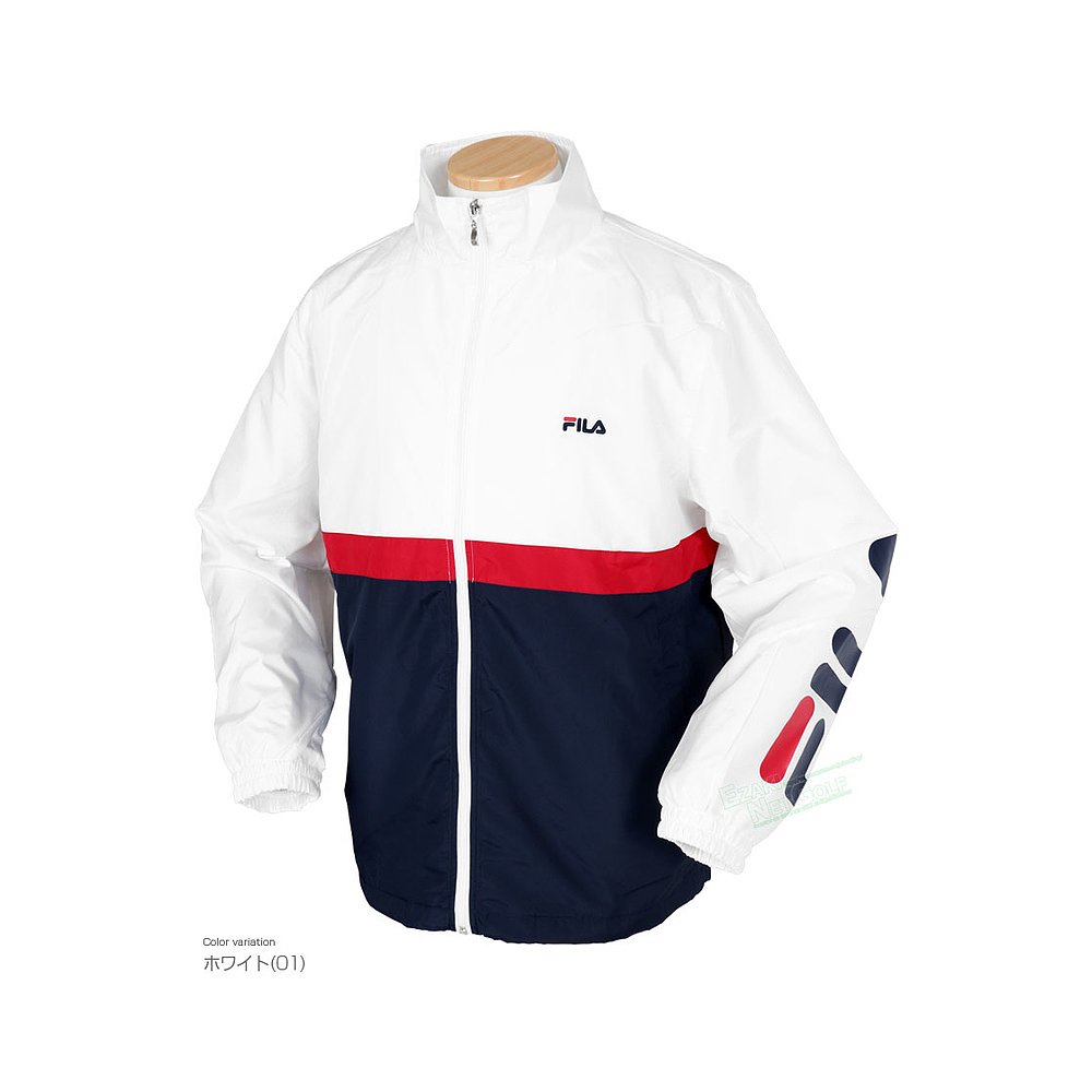 FILA 日本直邮斐乐 FILA 男士休闲 抓绒 防风夹克 FM6608 261.25元