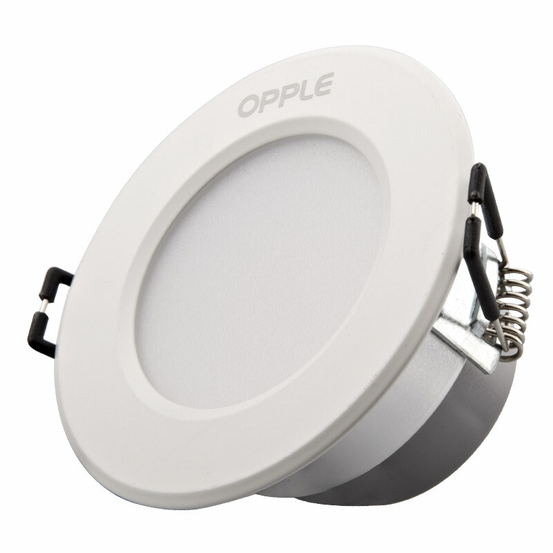 OPPLE 欧普照明 LTD0130303840 LED铝材筒灯 3W 6000K 漆白 9.9元