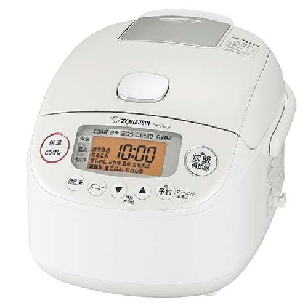 ZOJIRUSHI 象印 电饭锅 3合 圧力IH式 极炊 黒厚釜 白 NP-RN05- 1572.35元