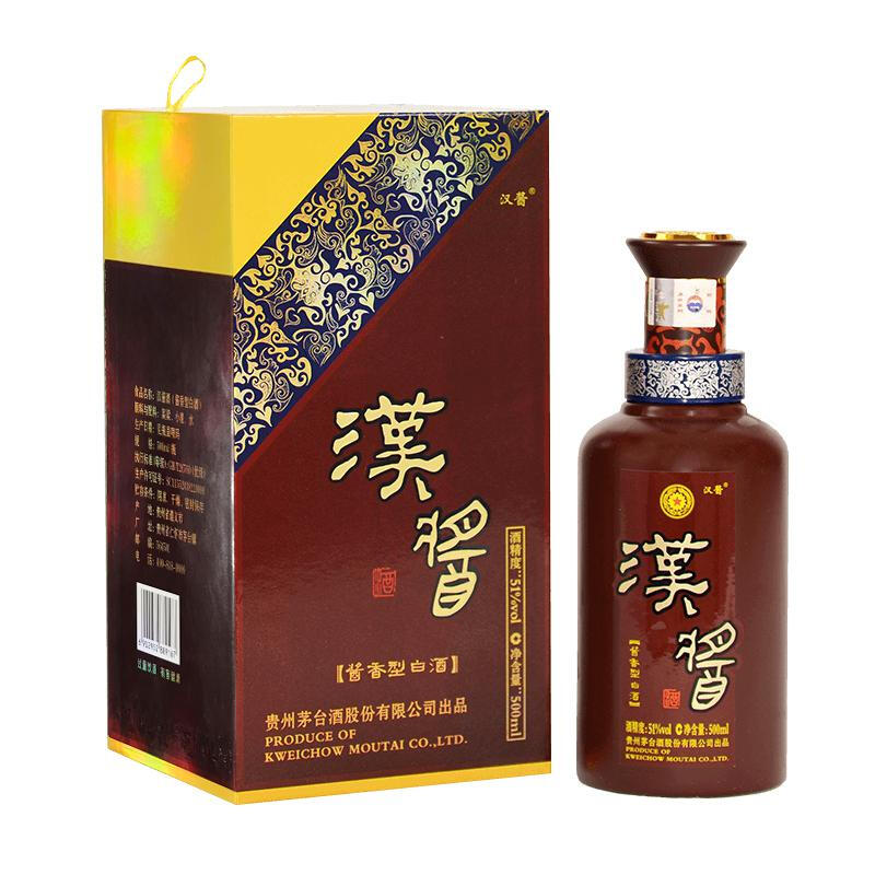 MOUTAI 茅台 贵州茅台酒 汉酱茅台 酱香型白酒 送礼宴请佳品 51度 500mL 332.16元