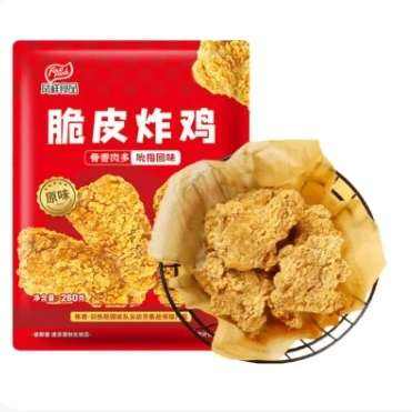 PLUS会员、需首购：凤祥食品 脆皮炸鸡 原味 260g*3袋 鸡伴翅 裹粉鸡翅鸡翅边