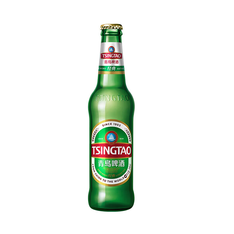 TSINGTAO 青岛啤酒 经典 316ml*24瓶 93.2元（需用券）