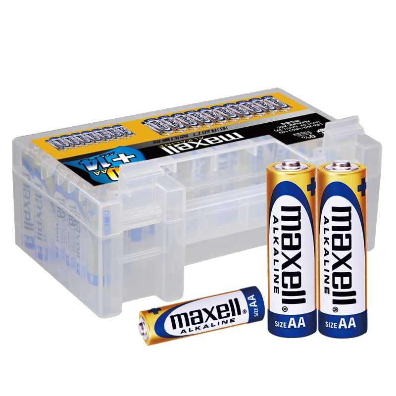 maxell 麦克赛尔 5号碱性电池 1.5V 20粒装+7号碱性电池 1.5V 14粒装 34粒装 7.9元（
