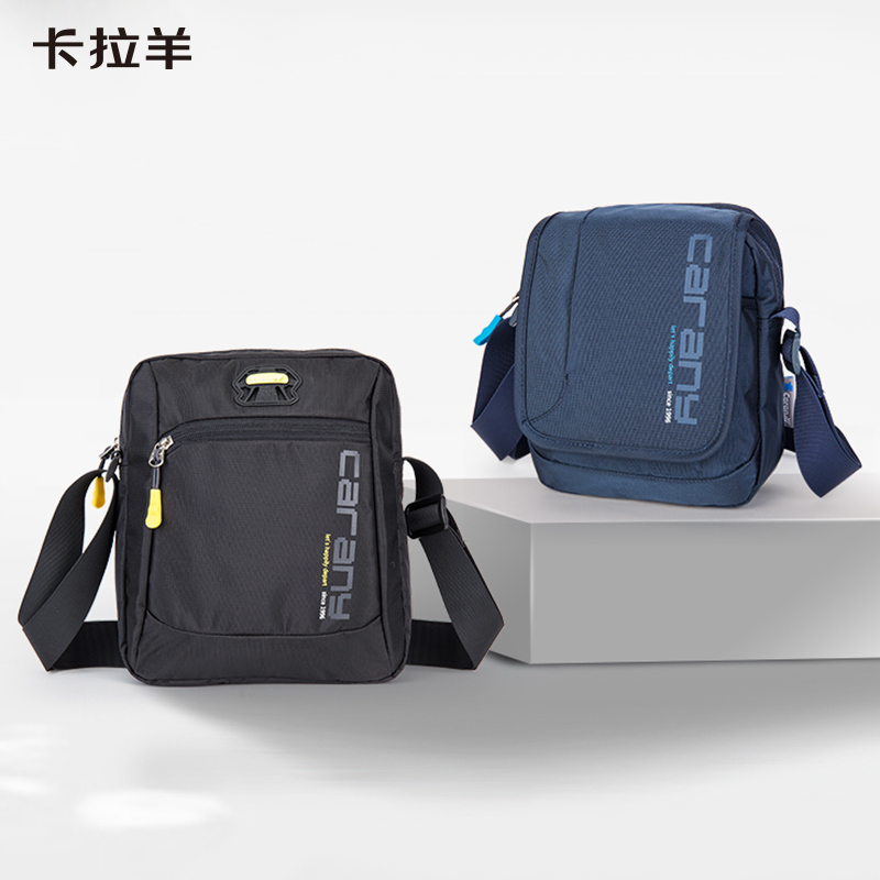 carany卡拉羊男士斜挎包cx4007藏青中号65元