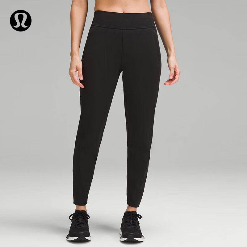 lululemon 丨It's Rulu™ 女士跑步高腰运动裤 *拉绒 LW5GBZA 黑色 400元（需用券）