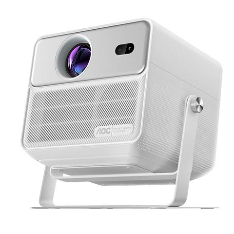 移动端、京东百亿补贴：AOC D3 Ultra 真1080P高清投影仪 家用360°云台投影机 家