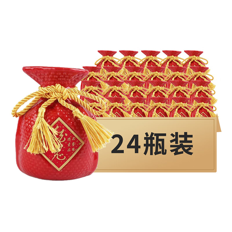 酒鬼 酒52度小红坛100ml（品鉴酒）52度 100mL 24瓶 约35一瓶 849元（需用券）