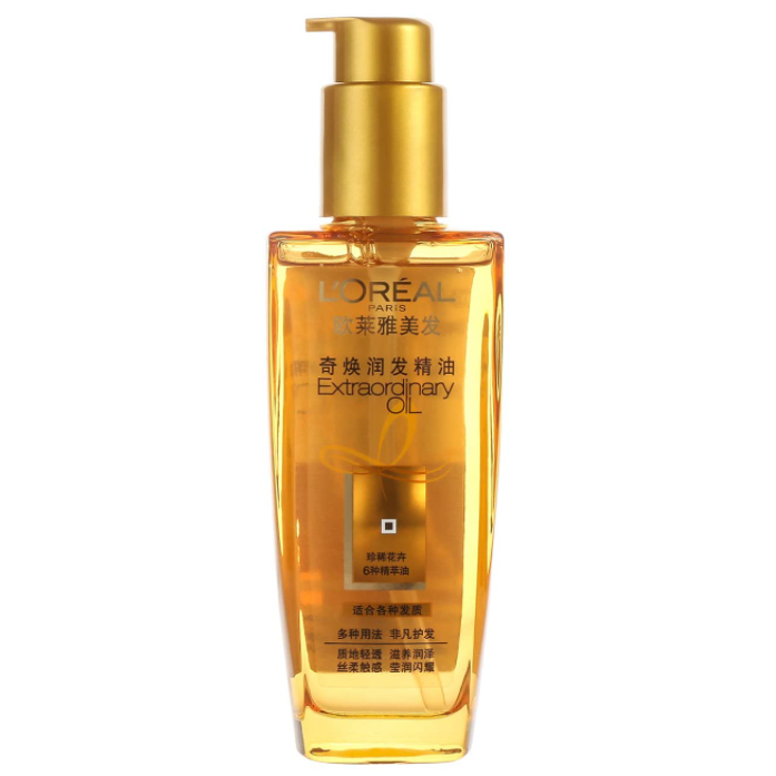 L'OREAL PARIS 巴黎欧莱雅 奇焕润发精油 小金瓶 100ml 34元