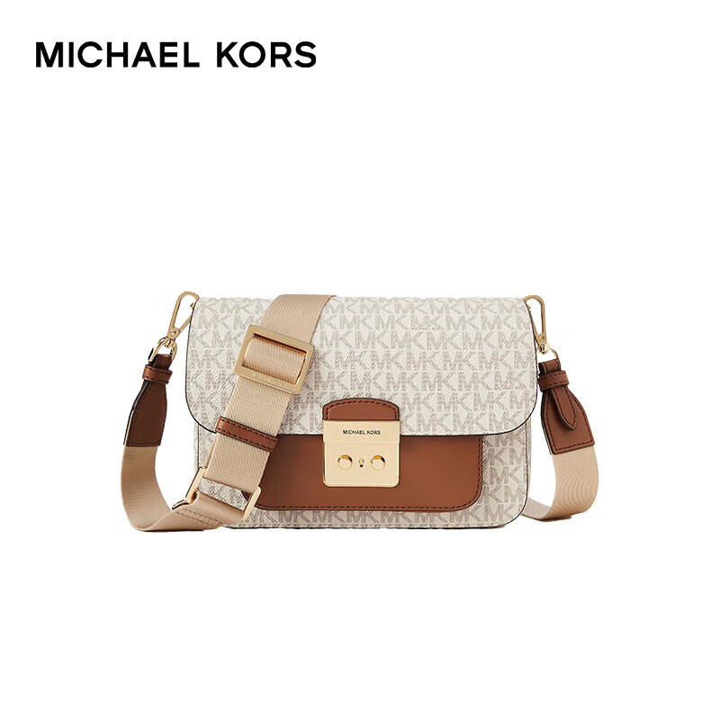 移动端、京东百亿补贴：MICHAEL KORS 迈克·科尔斯 圣诞MK女包SLOAN老花斜挎相