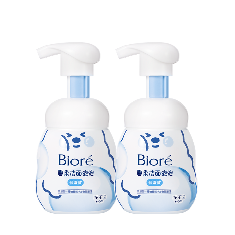 Bioré 碧柔 氨基酸表活泡泡洁面 120ml*2 ￥64