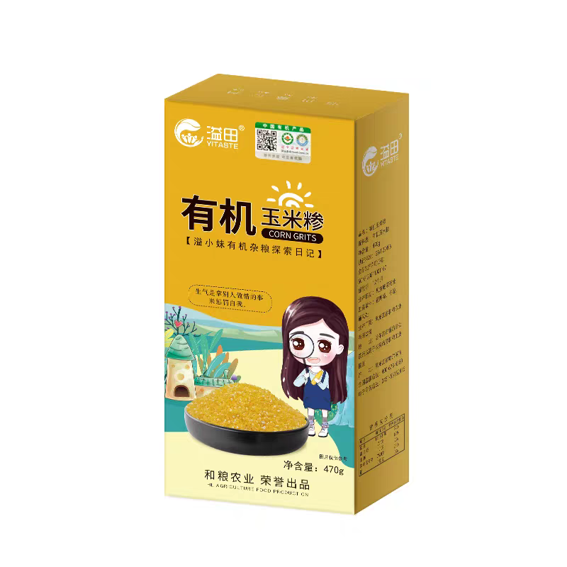 HELIANG YITIAN FOOD 和粮溢田 溢田有机玉米糁 470g*3盒 15.9元包邮（需用券）