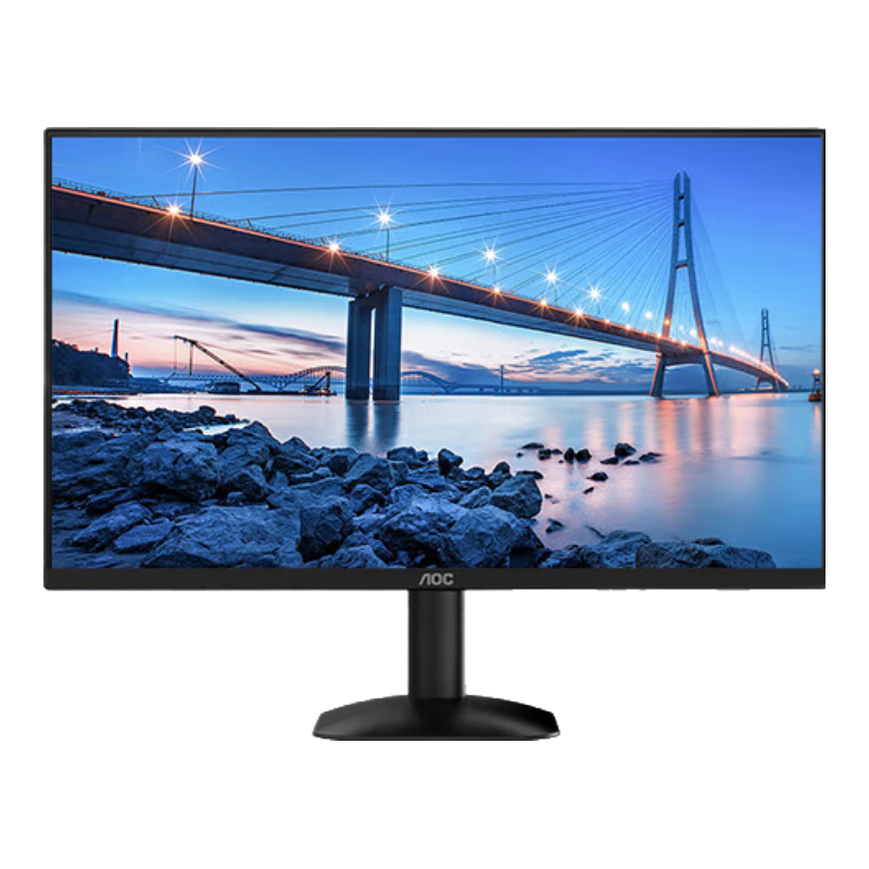 限地区、plus会员：AOC 27英寸 100Hz超频120Hz IPS HDRMode HDMI 低蓝光不闪 三边微边