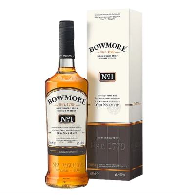 京东PLUS：BOWMORE 波摩1号 苏格兰单一麦芽威士忌 700ml 133.48元包邮