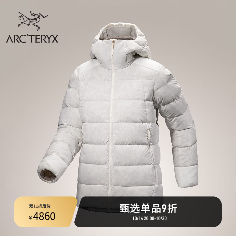 ARC'TERYX 始祖鸟 ARC’TERYX始祖鸟 THORIUM HOODY 保暖 女子 连帽羽绒服 Arctic Silk/极