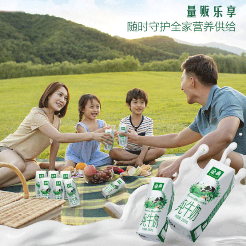 伊利 金典纯牛奶 8月产 250ml*16盒*2箱 67.9元 - 线报酷