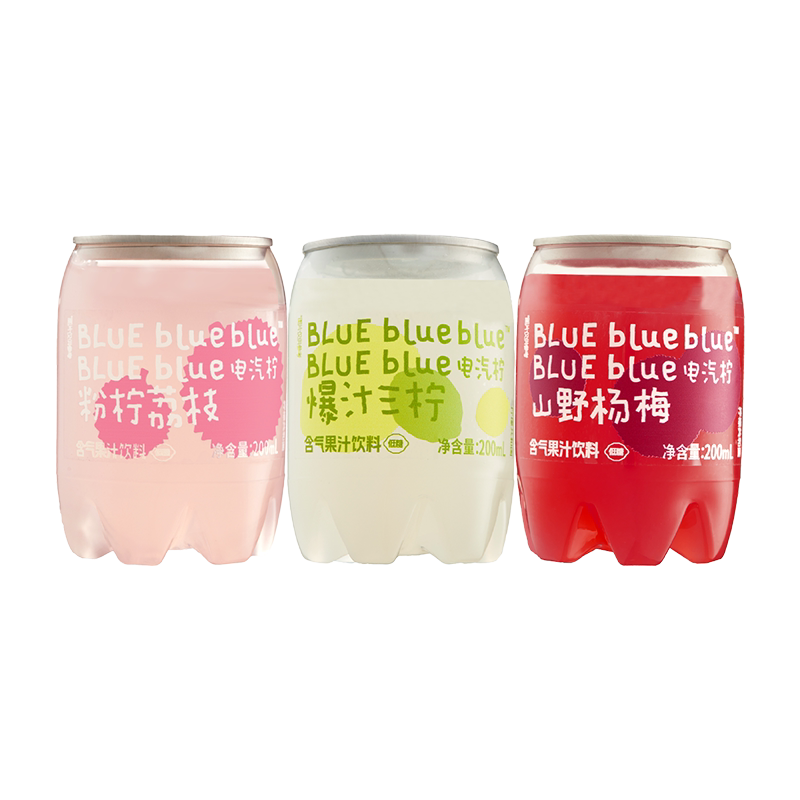 移动端：Lemon Republic 山野杨梅荔枝三柠气泡果汁饮料 200ml*3罐 15.6元