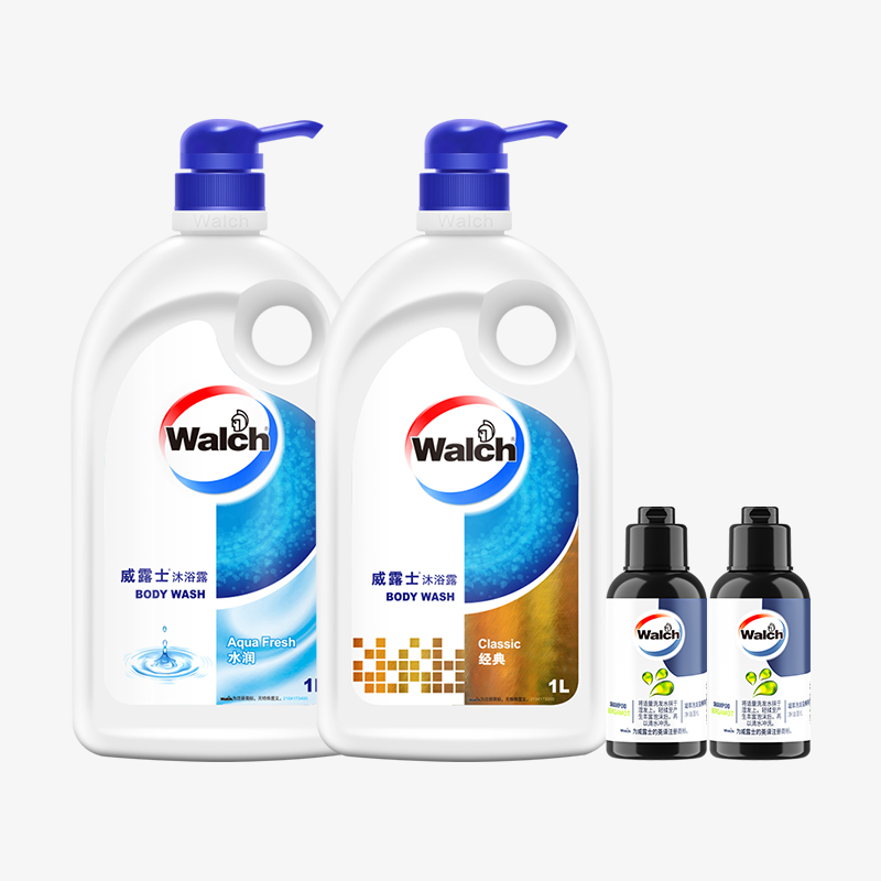 88VIP：Walch 威露士 健康呵护水润+经典沐浴露乳液 2.1L 37.05元（需用券）