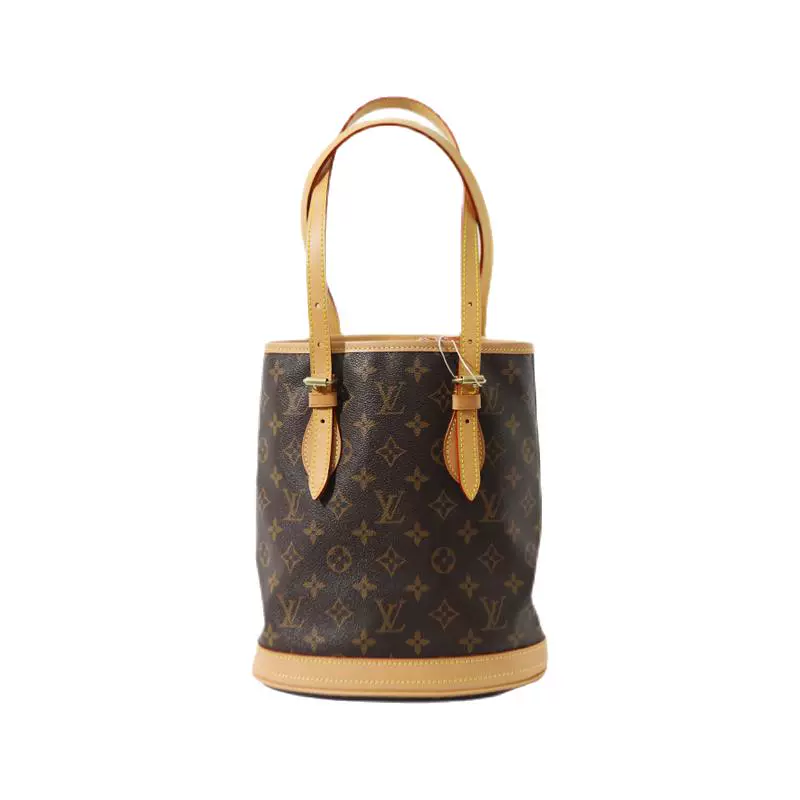 LOUIS VUITTON 中古95新LV/路易威登老花水桶包手提/双肩包/植鞣革更新 ￥3458