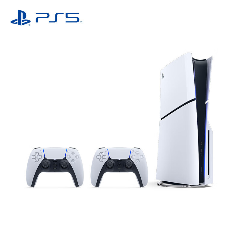 索尼 SONY PlayStation 5系列 PS5 slim 数字版 国行 游戏机 双手柄套装 白色 3480.41