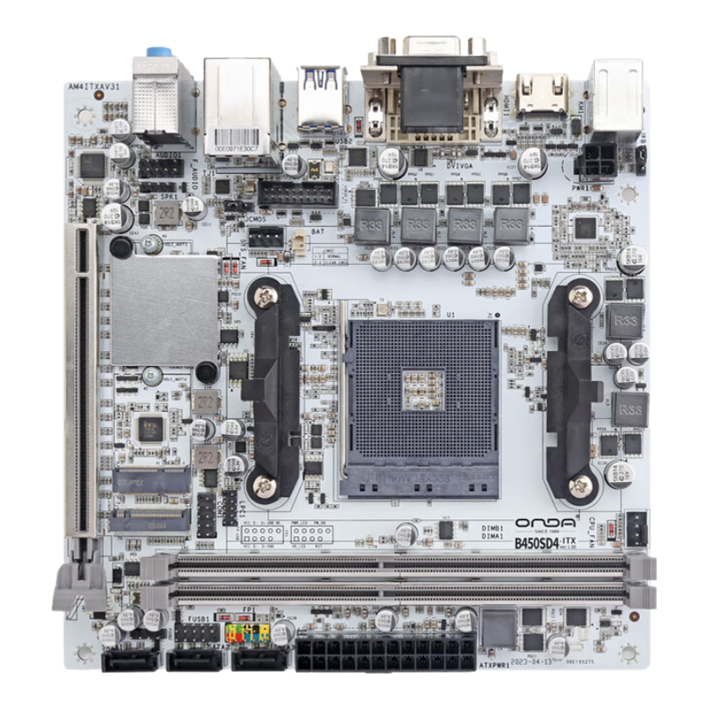 昂达（ONDA）CPU主板套装 B450SD4-ITX-W AM4主板+AMD 锐龙5 5600 板U套装 797.28元