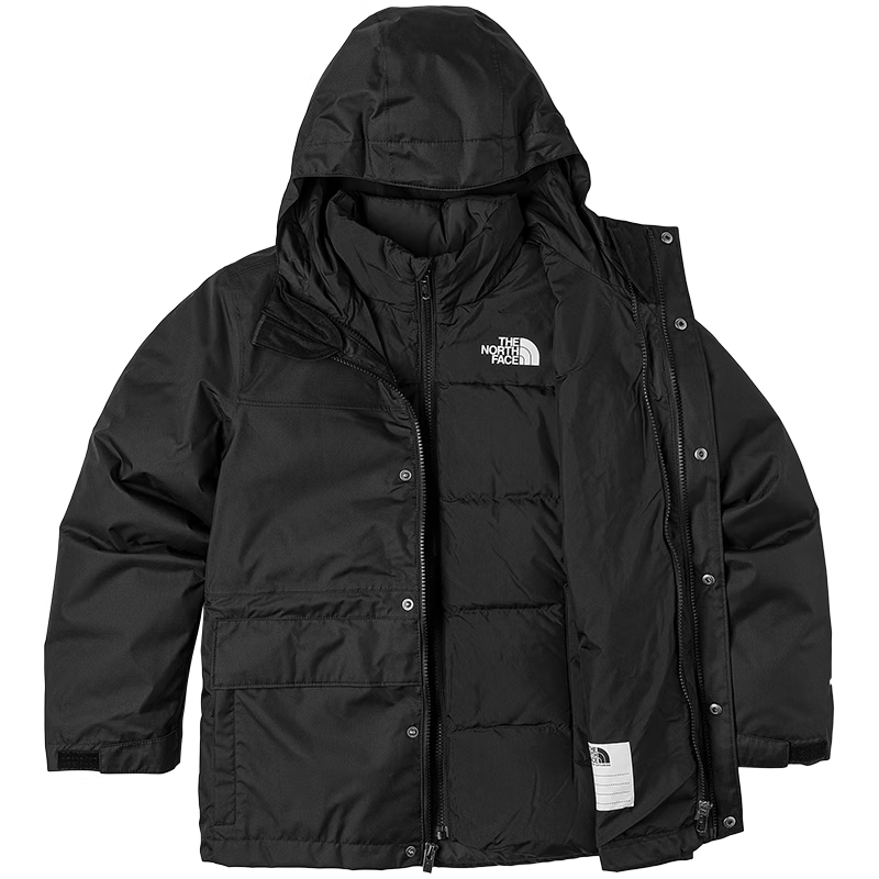 THE NORTH FACE 北面 儿童羽绒三合一冲锋衣 |88V1 1199元包邮（需用券）