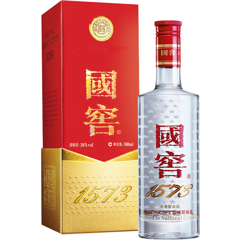 泸州老窖 国窖1573 浓香型 白酒 38度500ml 经典装单瓶 629元（需领券）