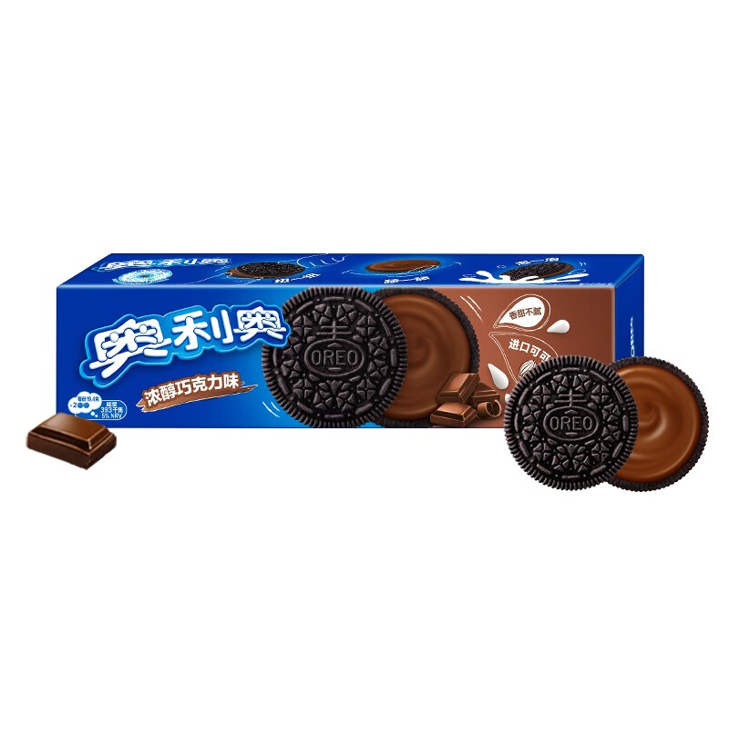 oreo 奥利奥 超值经典夹心巧克力饼干 白桃乌龙味 388g ￥13