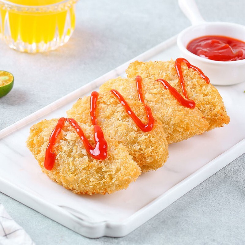 鲜森岛深海鳕鱼排400g速冻冷冻整块鳕鱼肉煎油炸小吃儿童营养早餐汉堡