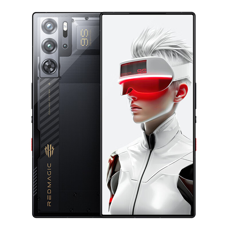 努比亚（nubia）红魔9S Pro AI游戏手机 12+256氘锋透明暗夜 骁龙8Gen3领先版 6500mA