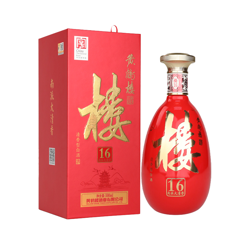 黄鹤楼 楼16 53度 500ml 清香型 ￥260