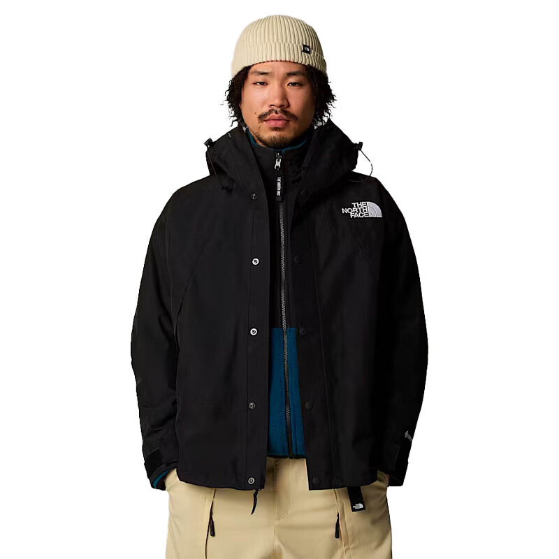 THE NORTH FACE 北面 美版男Mountain高端硬壳冲锋衣GTX防水透气外套 4HF-黑色 L 2312.