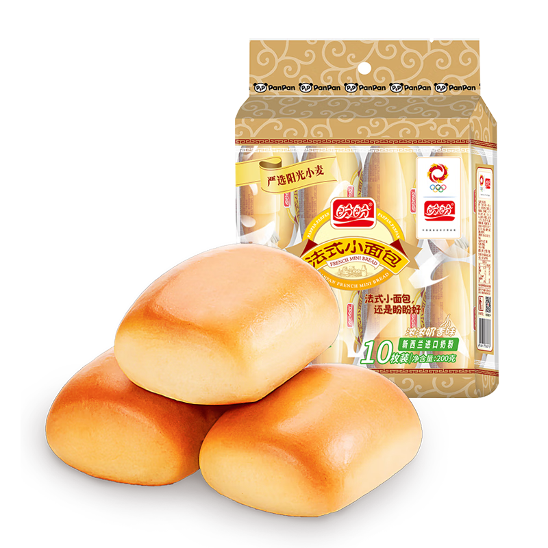 盼盼 法式小面包/薯片等 任选5件 23元(需领券，合4.6元/件)