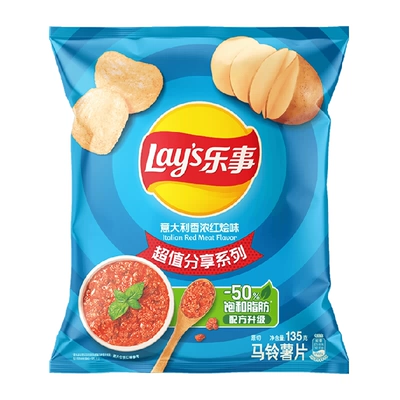 88VIP：乐事 意大利香浓红烩味薯片135g 1.08元（淘金币抵扣0.82+品牌金6）