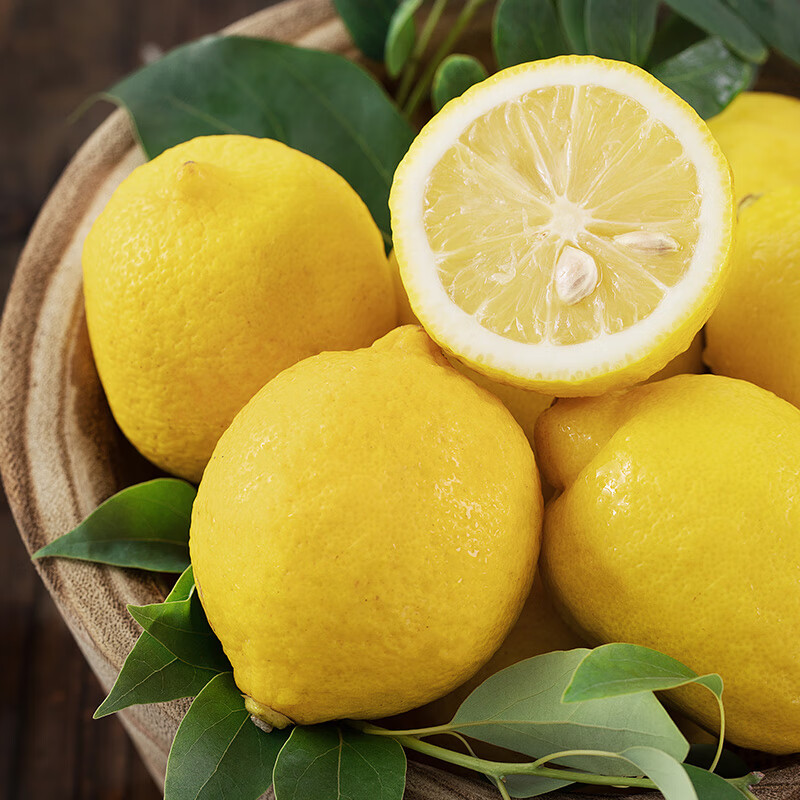 佳农 安岳柠檬10-12粒 单果130-160g 净重3斤 9.77元