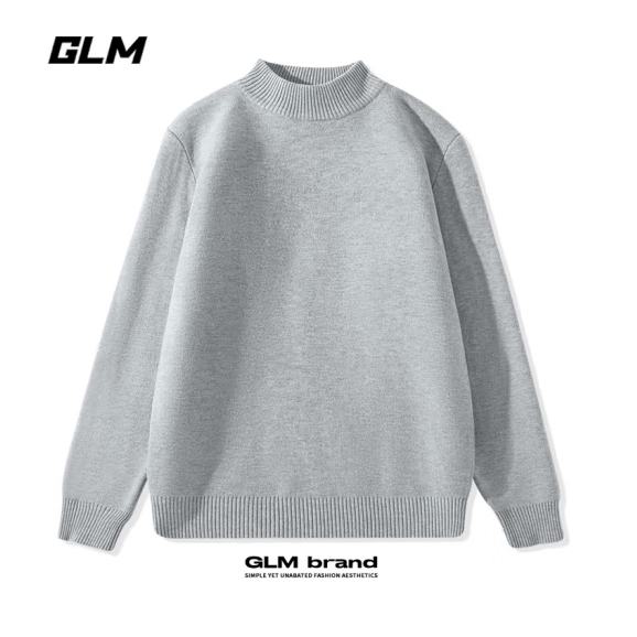 GLM 男士半高领保暖针织衫毛衣 *3件 98.5元（需领券，合32.83元/件）