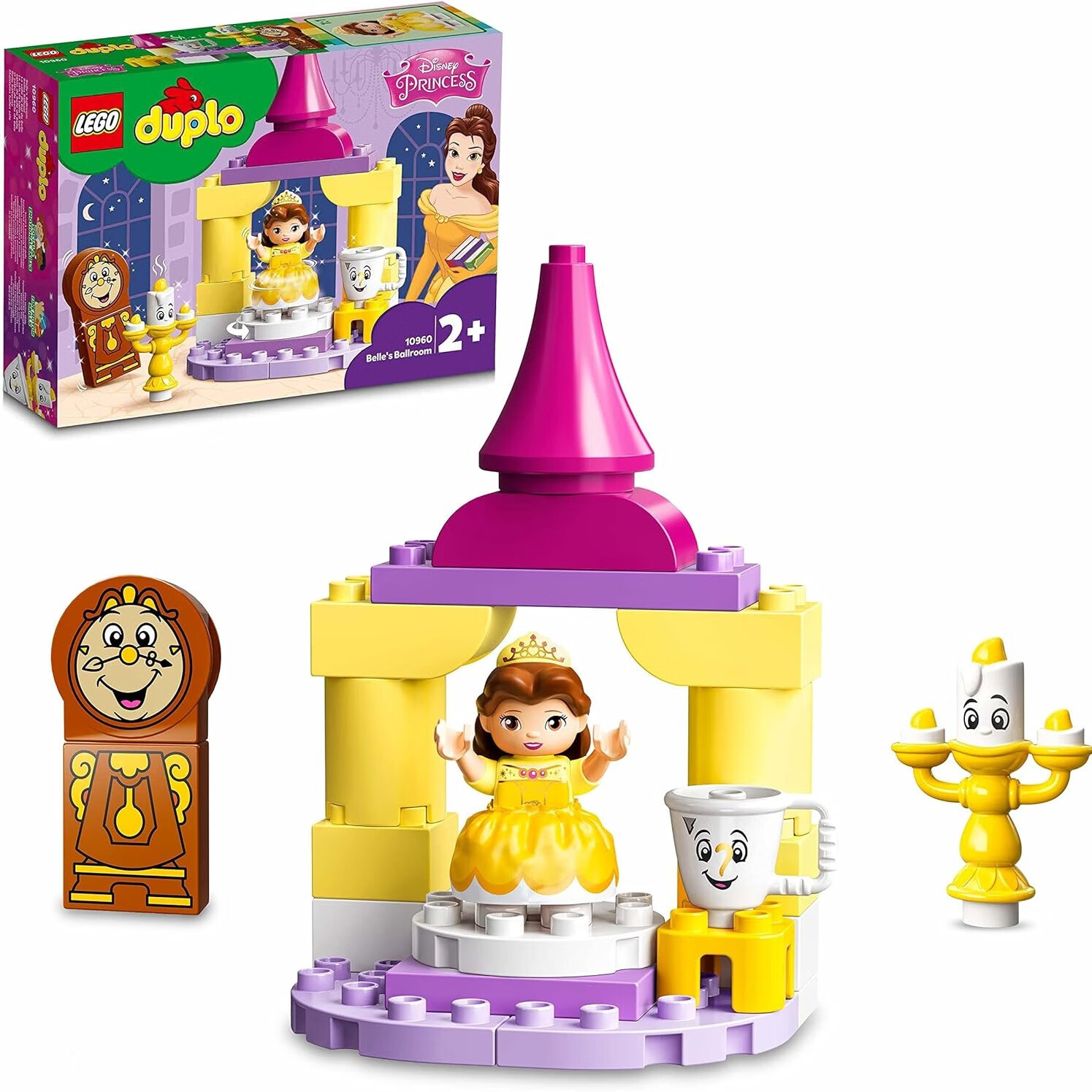LEGO 乐高 积木玩具 得宝大颗粒系列 10960 迪士尼公主贝儿的舞厅 2岁+ 礼物 148