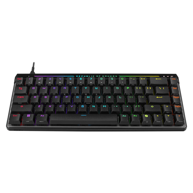 ROG 玩家国度 魔导士Ace 68键 有线机械键盘 黑色 HFX磁轴 RGB 999元