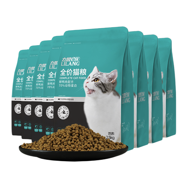 LILANG 力狼 鲜鸭肉全阶段猫粮 2.5kg 1.57元（需用券）