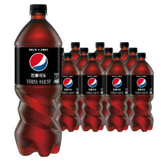百事(PEPSI) 可乐 无糖 Pepsi 碳酸饮料 汽水可乐 大瓶装 1Lx12瓶 饮料整箱 蔡徐坤同款 百事出品 34.53元(需买2件,共69.06元)