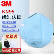 3M kn95防护口罩9532A防雾霾防尘透气工业粉尘劳保口罩头戴式*50只 ￥75