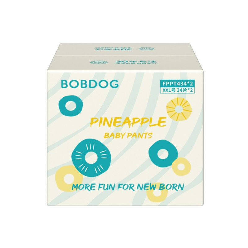 BoBDoG 巴布豆 新菠萝量贩装 拉拉裤 XXL码68片 45.06元（需买2件，需用券，返30