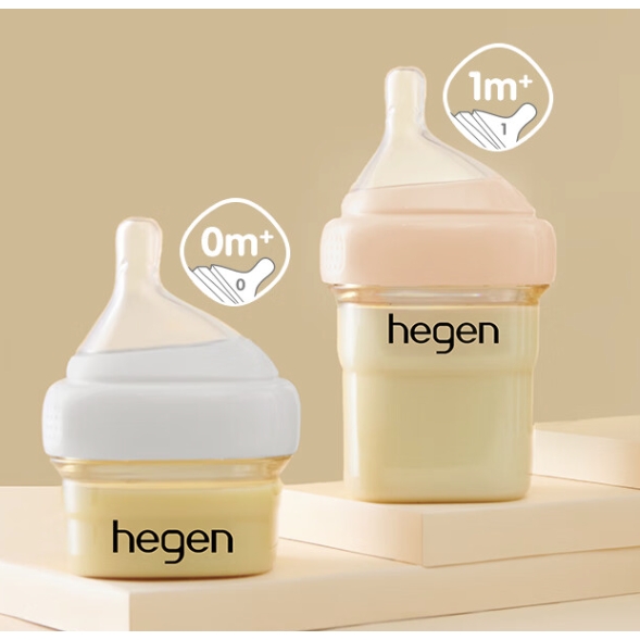 PLUS会员：hegen 婴儿ppsu防胀气奶瓶套装60ml+150ml 246.2元（双重优惠）