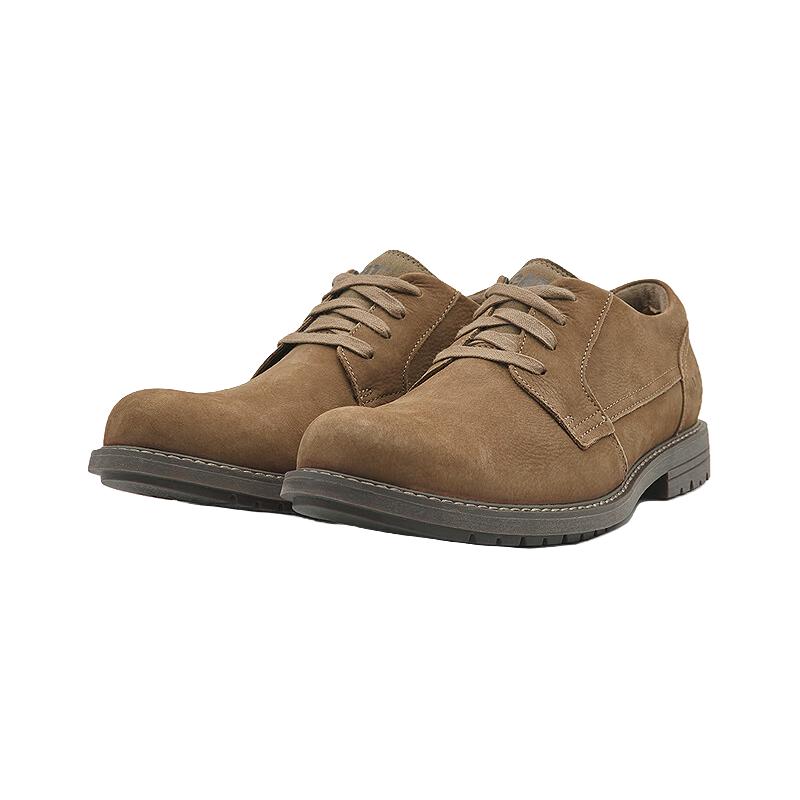 CAT 卡特男款时尚舒适低帮牛皮鞋日常通勤鞋户外休闲鞋 褐色 40 299.8元（需