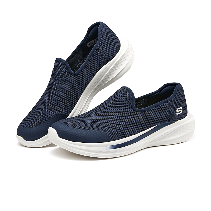 PLUS会员：斯凯奇 Skechers 男子夏季新款一脚蹬健步鞋 210943 多色可选 265.05元