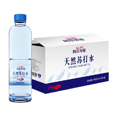 88VIP：Alpenliebe 阿尔卑斯 天然苏打水400ml*24瓶 84.55元